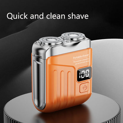Waterproof rechargeable shaver with multifunction display | ماكينة حلاقة مقاومة للماء وقابلة لإعادة الشحن مع شاشة متعددة الوظائف.