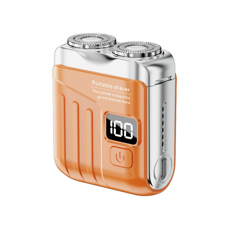 Waterproof rechargeable shaver with multifunction display | ماكينة حلاقة مقاومة للماء وقابلة لإعادة الشحن مع شاشة متعددة الوظائف.