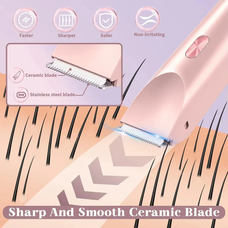 2 in 1 Dual Head Shaver | ماكينة الحلاقة النسائية 2 في 1 برأسين مزدوجين